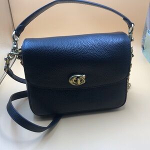 Coach 88346 Original Cassie Crossbody 19 In Polished Pebble Leather CrossbodyBag